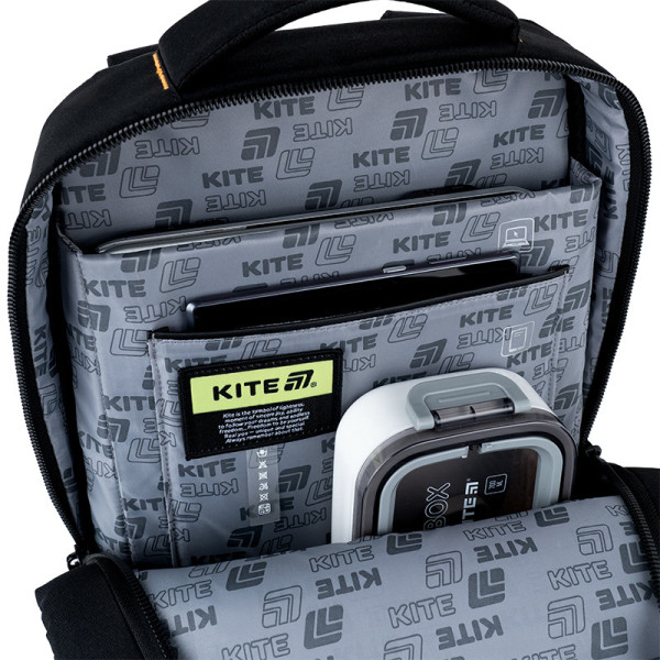 Рюкзак Kite K25-2579L  подарунок пляшка  43,5x30x16  чорний
