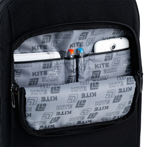 Рюкзак Kite K25-2579L  подарунок пляшка  43,5x30x16  чорний