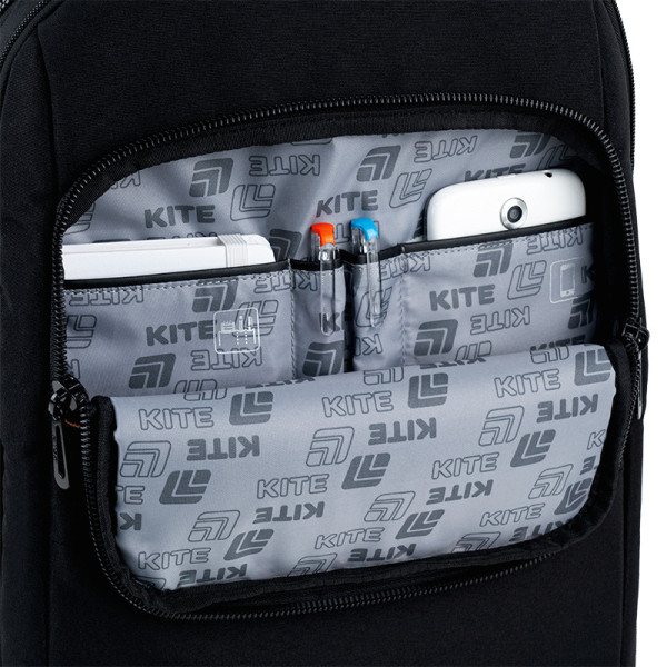 Рюкзак Kite K25-2579L  подарунок пляшка  43,5x30x16  чорний