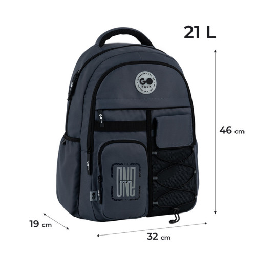 Рюкзак GoPack Education Teens GO26-184L-4  подарунок пляшка Kite  (на зріст дитини 145 — 175 см)