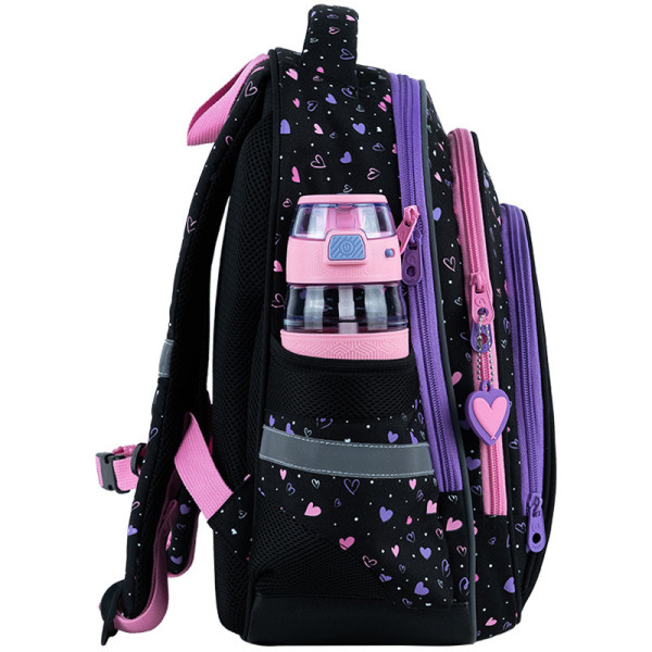 Рюкзак шкільний GoPack Education Bright&Awesome GO26-2606S-3  подарунок пляшка Kite  (на зріст дитини 115 — 130 см)