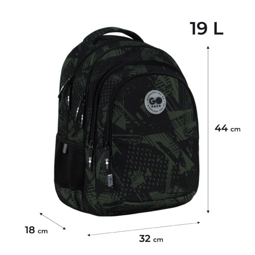 Рюкзак GoPack Teens GO26-162L-3  подарунок пляшка Kite  (на зріст дитини 145 — 175 см)