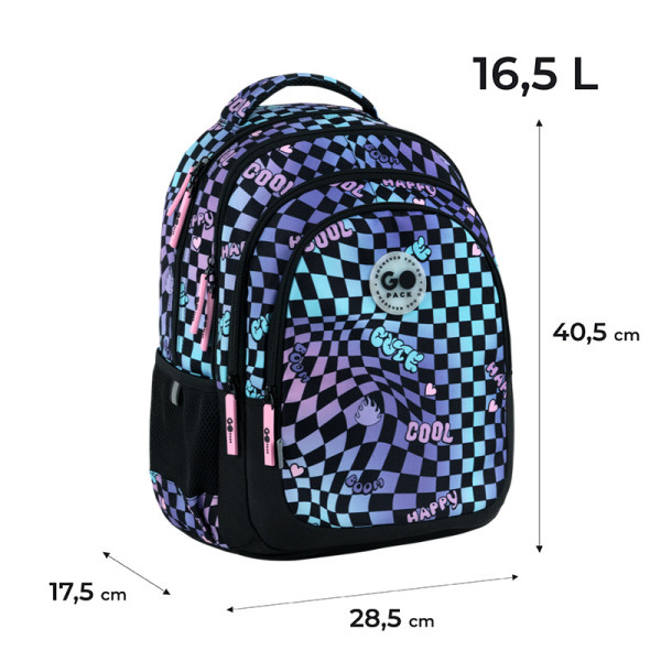 Рюкзак GoPack Teens GO26-162M-2  подарунок пляшка Kite  (на зріст дитини 130 — 145 см)