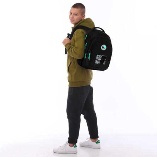 Рюкзак GoPack Teens GO26-162M-4  подарунок пляшка Kite  (на зріст дитини 130 - 145 см)
