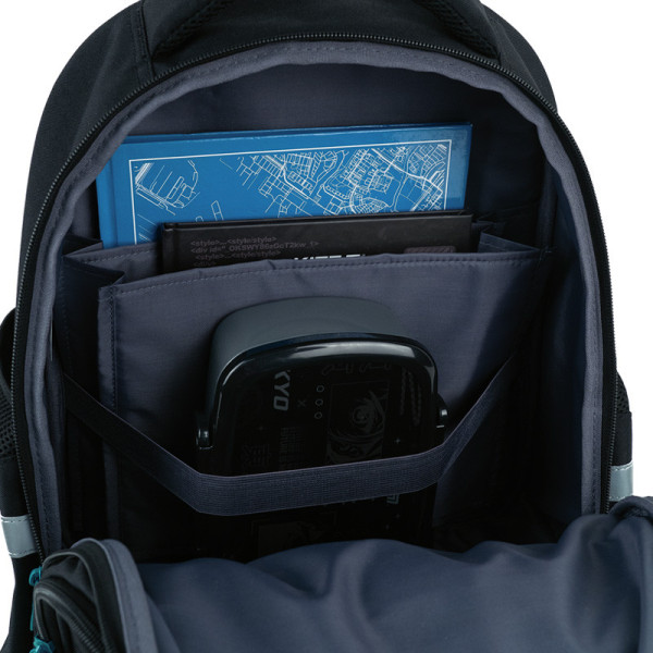 Рюкзак шкільний GoPack Education Speed Zone GO26-2606S-6  подарунок пляшка Kite  (на зріст дитини 115 — 130 см)