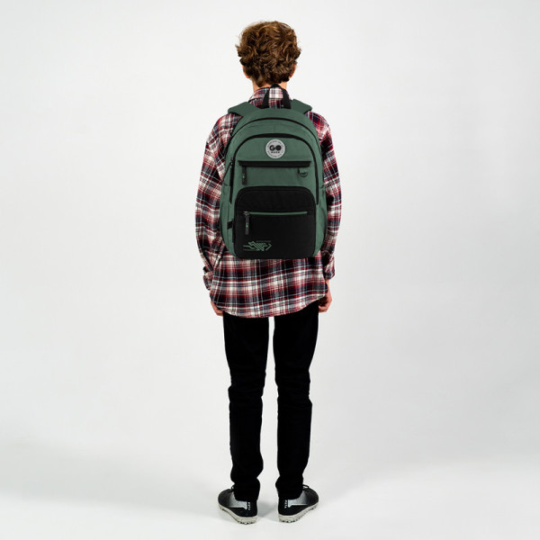 Рюкзак GoPack Teens GO26-121L-3  подарунок пенал Kite  (на зріст дитини 145 — 175 см)