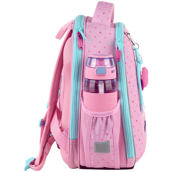 Рюкзак шкільний каркасний Kite Hello Kitty HK26-555S-1  подарунок олівці та пенал зовнішні габарити 36,5x27x15,5