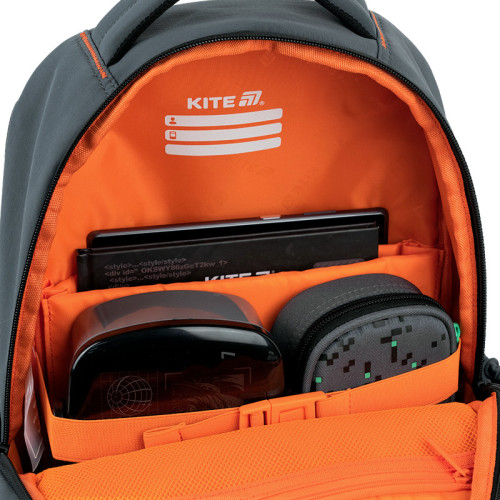 Шкільний рюкзак Kite Game Zone K26-1022M-3  подарунок ланчбокс та олівці  зовнішні габарити 39x28x12,5