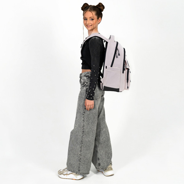 Рюкзак Kite Education teens Tenderly K26-2597L-1  подарунок пляшка  (на зріст дитини 145-175 см)