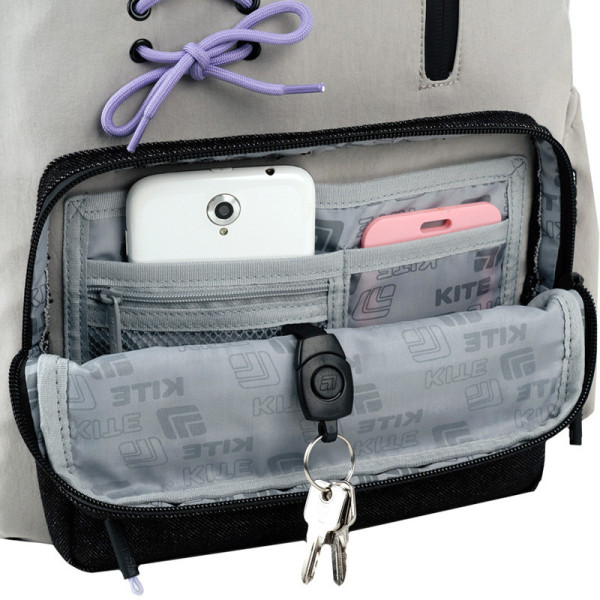 Рюкзак Kite Education teens Romantic Minimalism K26-949L-1  подарунок пляшка  (на зріст дитини 145-175 см)