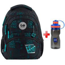 Рюкзак шкільний GoPack Education Future GO26-175M-6  подарунок пляшка Kite  (на зріст дитини 130 — 145 см)