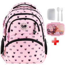 Рюкзак для школи GoPack Meow Cats GO26-175M-1  подарунок ланчбокс з наповненням