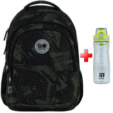 Рюкзак GoPack Teens GO26-162L-3  подарунок пляшка Kite  (на зріст дитини 145 — 175 см)