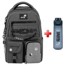 Рюкзак Kite Education teens Swarm K26-2587M-4  подарунок пляшка  (на зріст дитини 130-145 см)