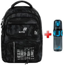Рюкзак Kite Education teens Break Limits K26-2594M-3  подарунок пляшка  (на зріст дитини 130-145 см)