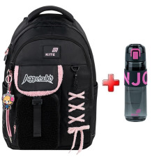 Рюкзак Kite Education teens Aggretsuko AR26-2597L  подарунок пляшка  (на зріст дитини 145-175 см)