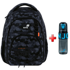 Рюкзак Kite Education teens Power Inside K26-905M-4  подарунок пляшка  (на зріст дитини 130-145 см)